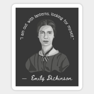 Emily Dickinson Portrait and Quote Magnet